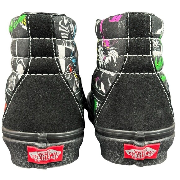 Vans X Disney 100th Villains Sk8 Hi Sneakers Shoes Black Mens 4.5 Womens 6 New - Picture 5 of 9